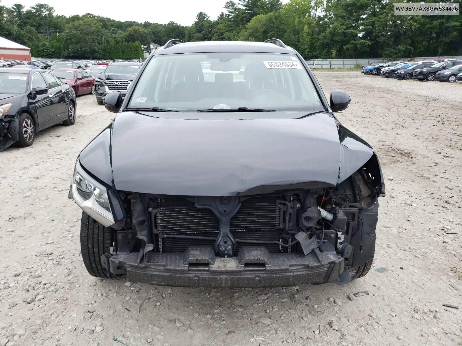 WVGBV7AX8GW534476 2016 Volkswagen Tiguan S