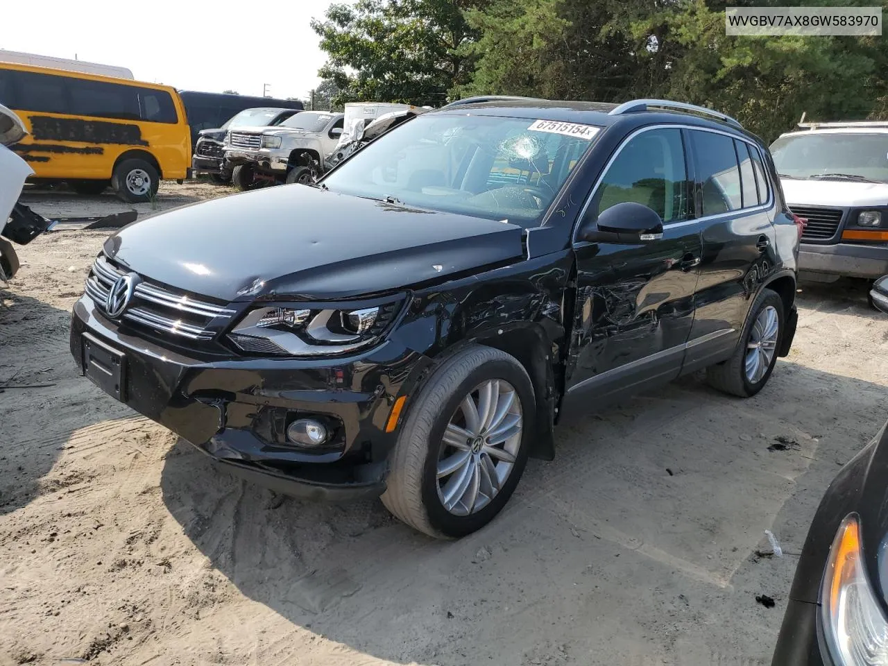 WVGBV7AX8GW583970 2016 Volkswagen Tiguan S