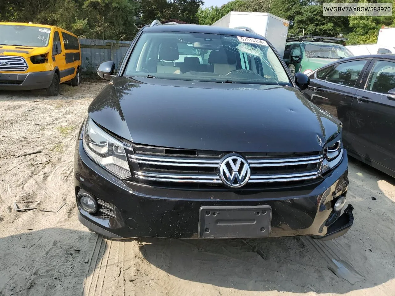 WVGBV7AX8GW583970 2016 Volkswagen Tiguan S