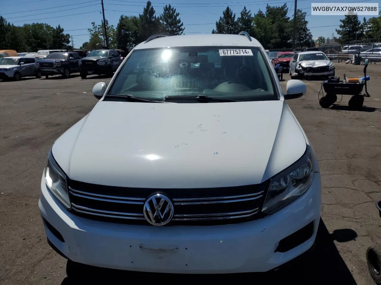 WVGBV7AX7GW527888 2016 Volkswagen Tiguan S