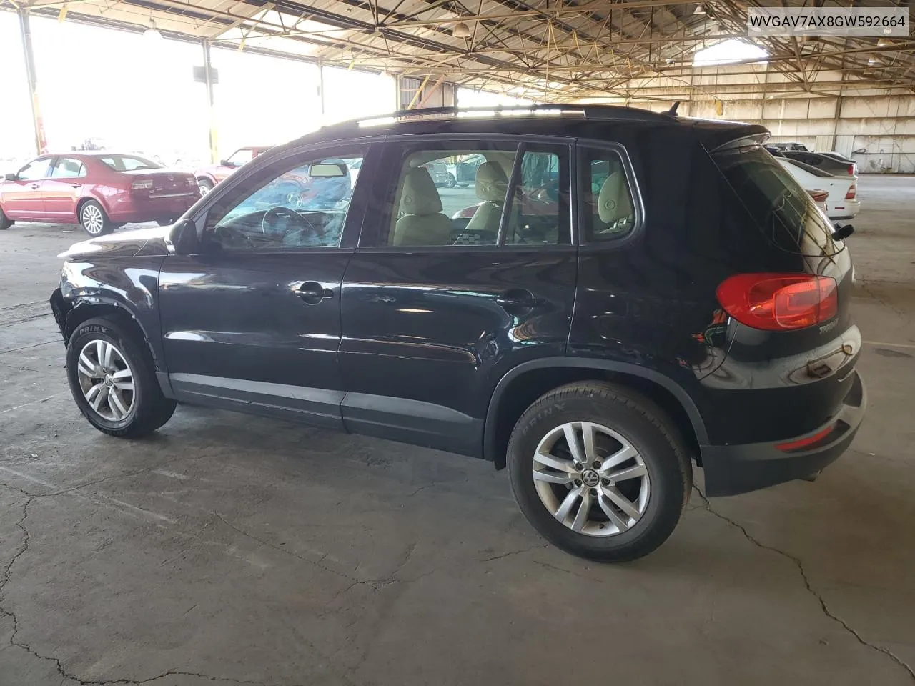 WVGAV7AX8GW592664 2016 Volkswagen Tiguan S