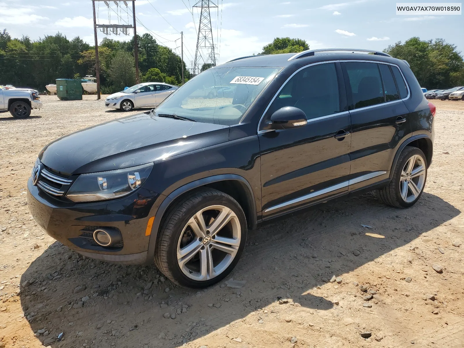 WVGAV7AX7GW018590 2016 Volkswagen Tiguan S