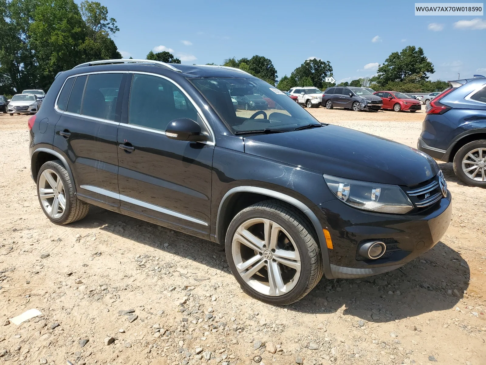 2016 Volkswagen Tiguan S VIN: WVGAV7AX7GW018590 Lot: 68345154