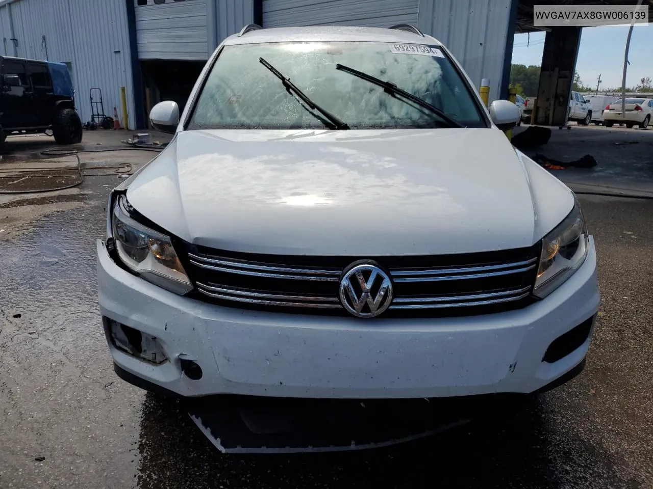 2016 Volkswagen Tiguan S VIN: WVGAV7AX8GW006139 Lot: 69297594