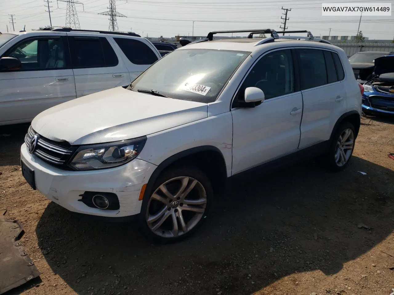 2016 Volkswagen Tiguan S VIN: WVGAV7AX7GW614489 Lot: 69383304