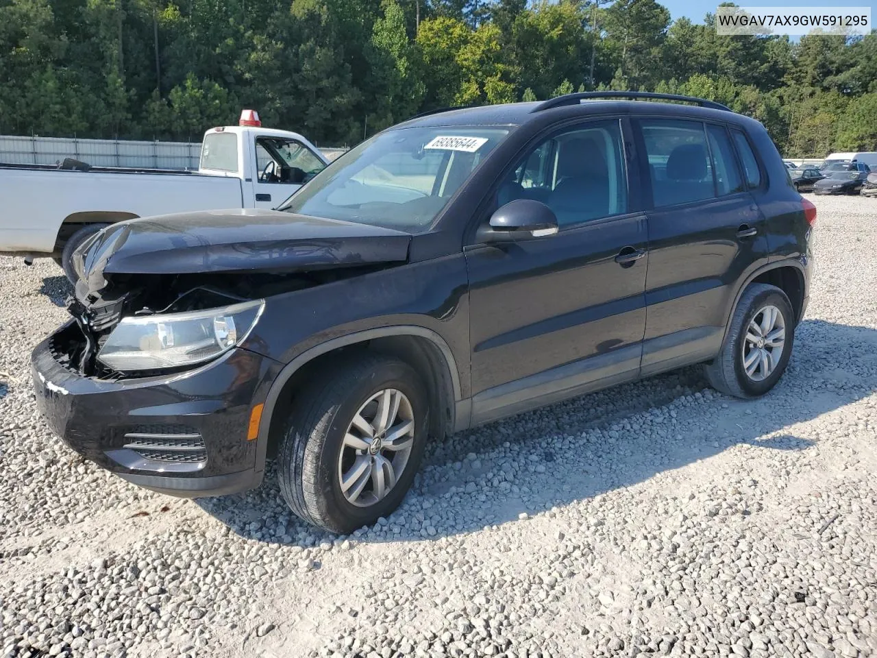 2016 Volkswagen Tiguan S VIN: WVGAV7AX9GW591295 Lot: 69385644