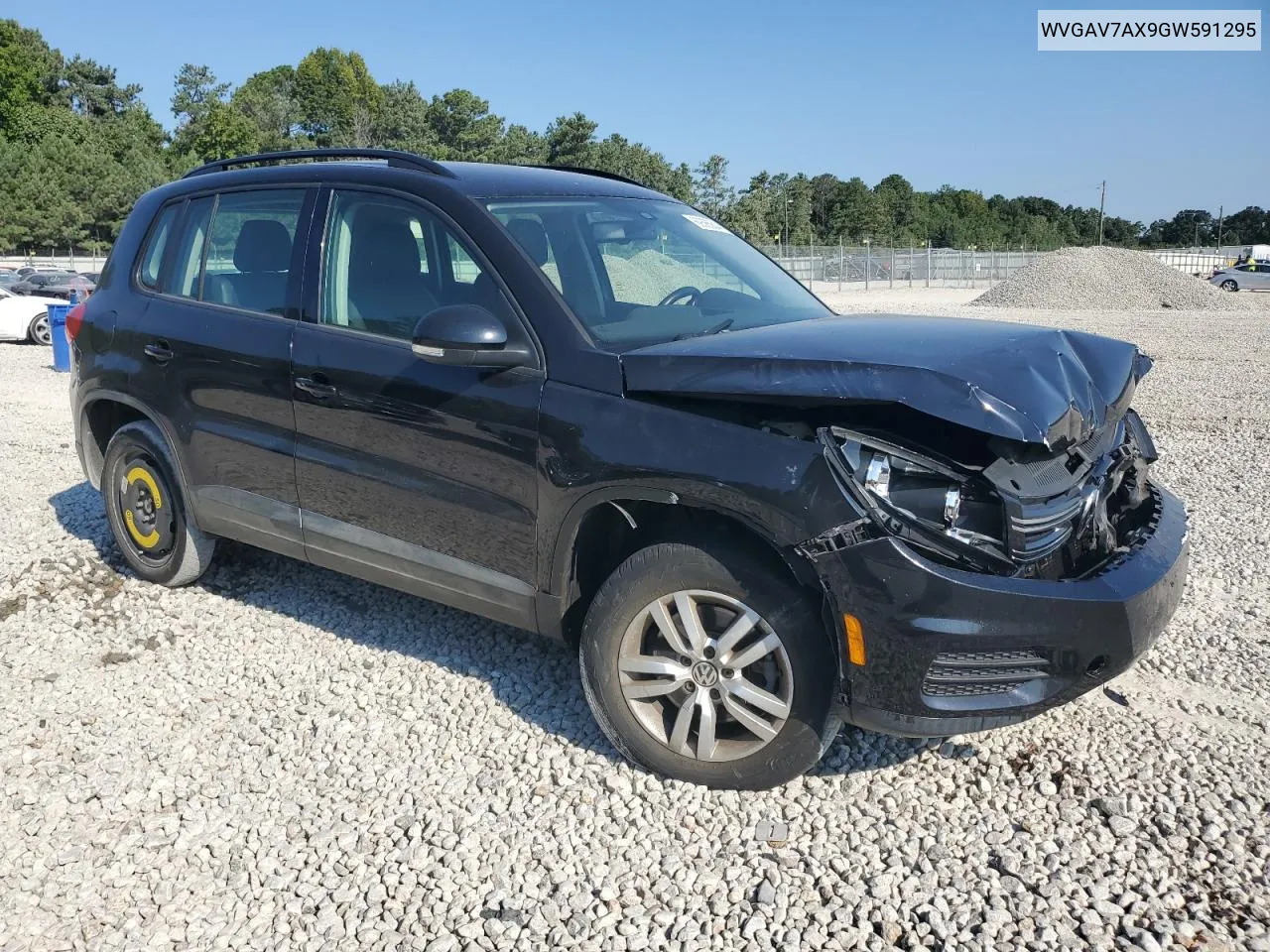 2016 Volkswagen Tiguan S VIN: WVGAV7AX9GW591295 Lot: 69385644