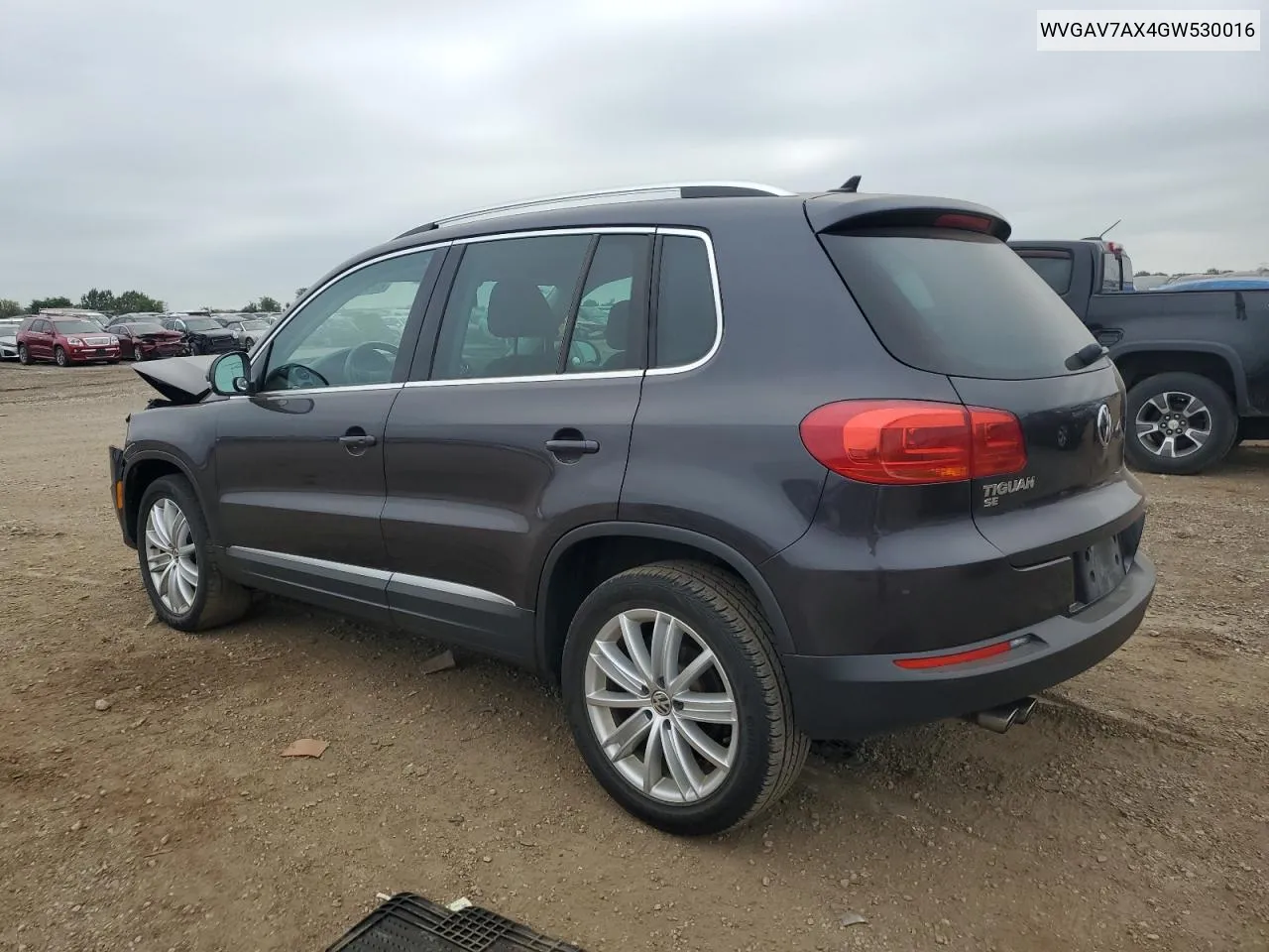 WVGAV7AX4GW530016 2016 Volkswagen Tiguan S