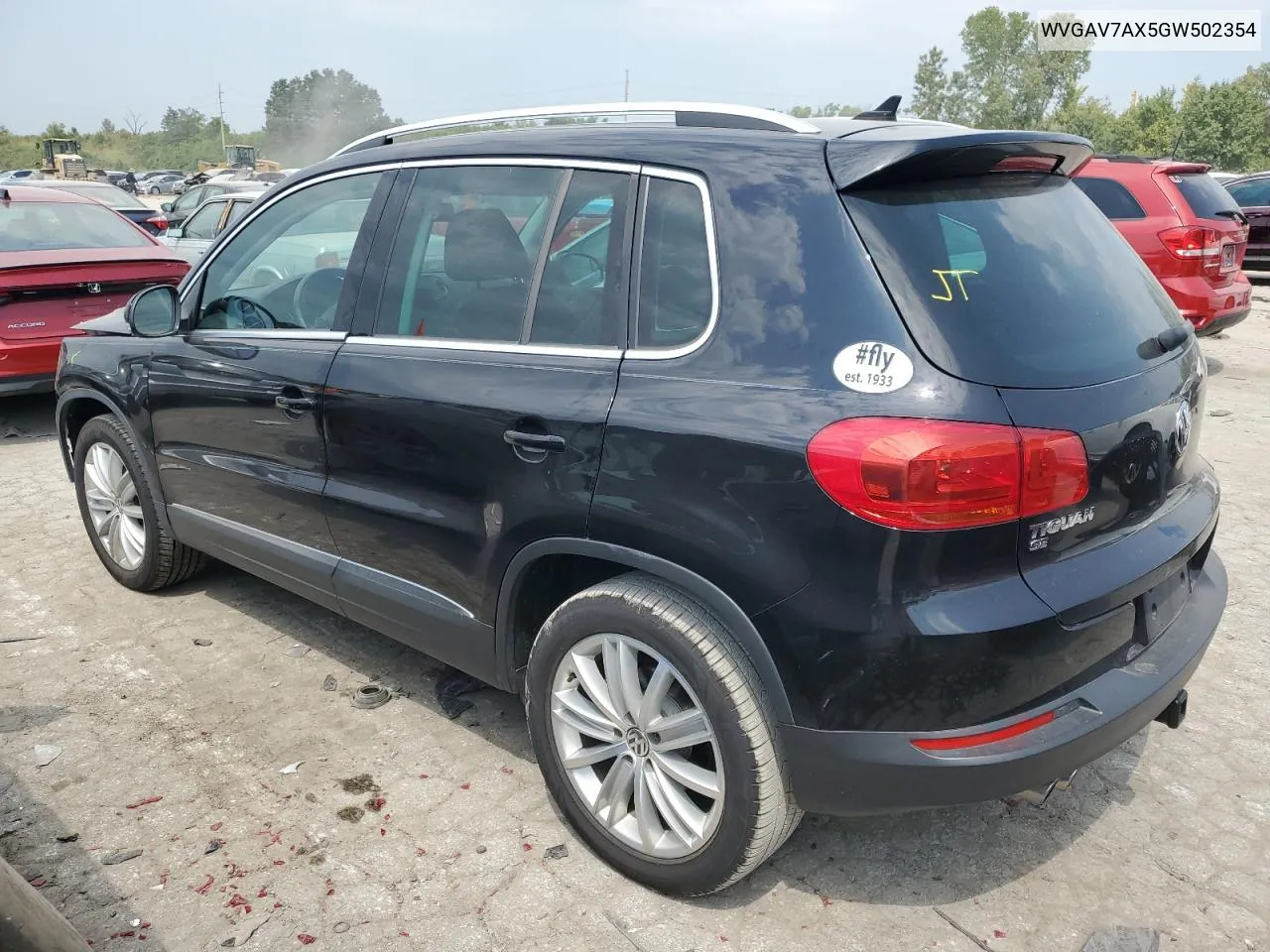 2016 Volkswagen Tiguan S VIN: WVGAV7AX5GW502354 Lot: 69577924