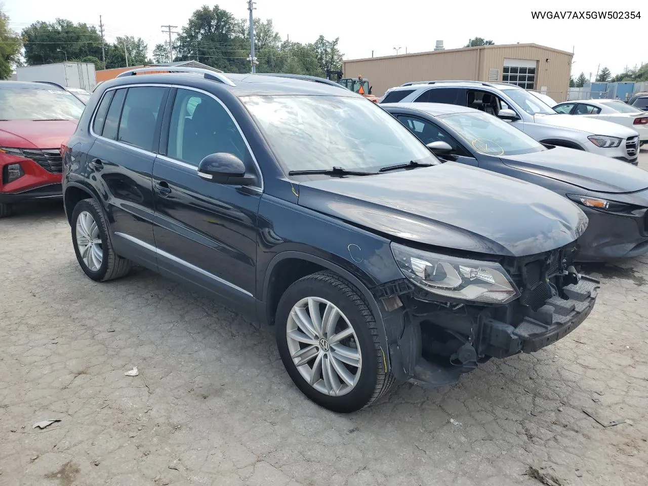 2016 Volkswagen Tiguan S VIN: WVGAV7AX5GW502354 Lot: 69577924