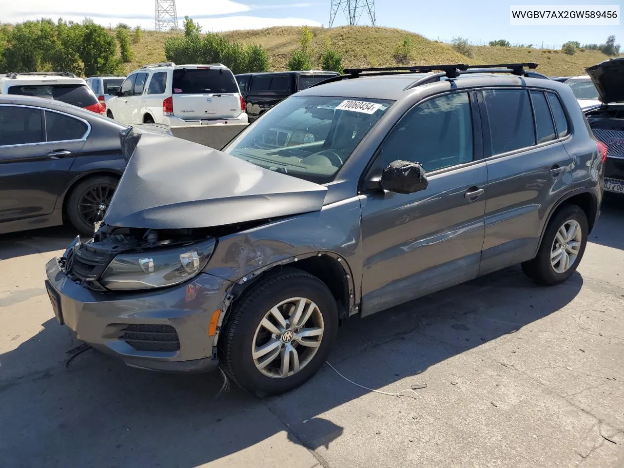 WVGBV7AX2GW589456 2016 Volkswagen Tiguan S