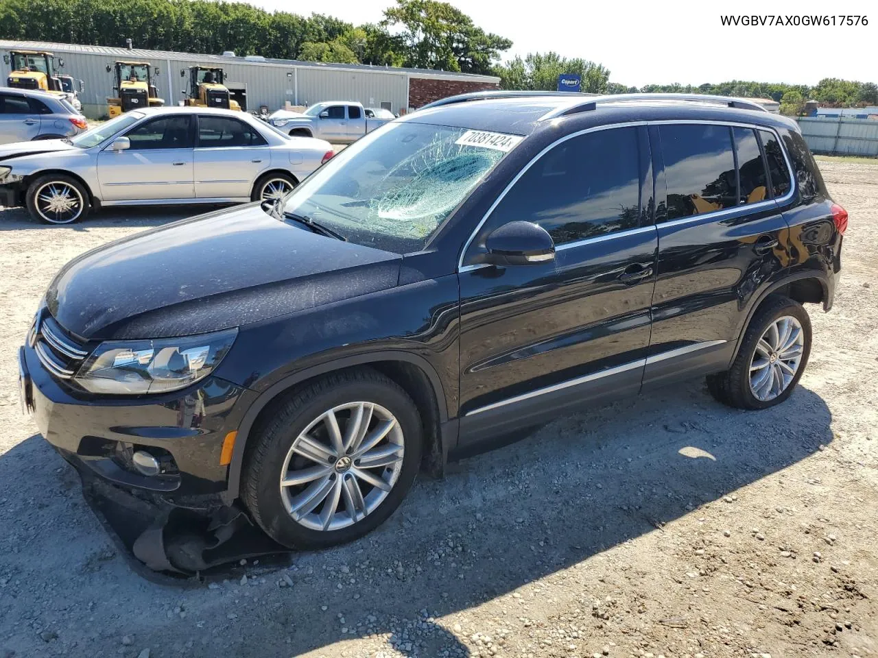 2016 Volkswagen Tiguan S VIN: WVGBV7AX0GW617576 Lot: 70381424