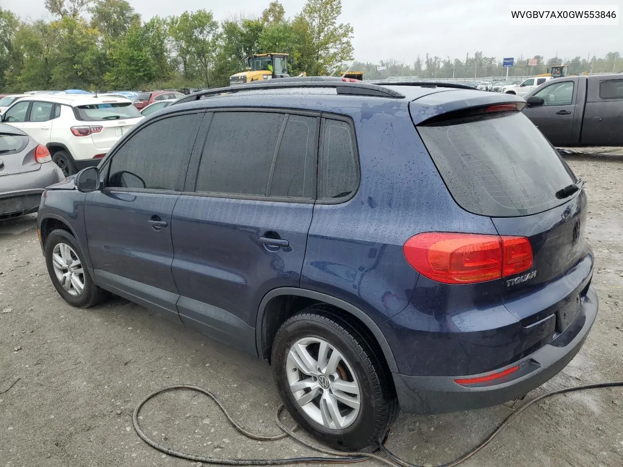 2016 Volkswagen Tiguan S VIN: WVGBV7AX0GW553846 Lot: 70801054