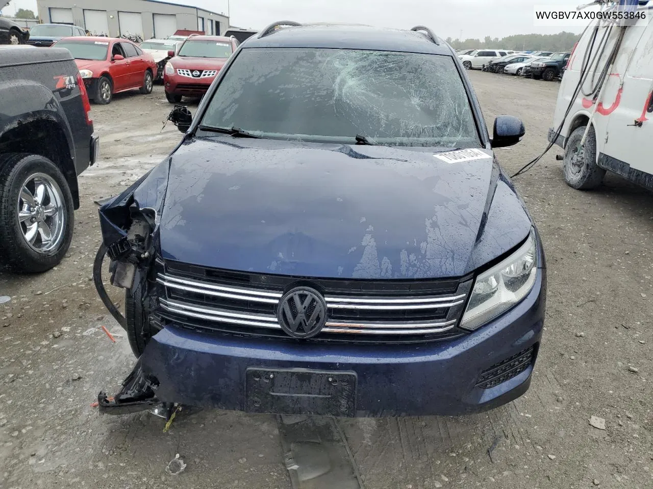 WVGBV7AX0GW553846 2016 Volkswagen Tiguan S