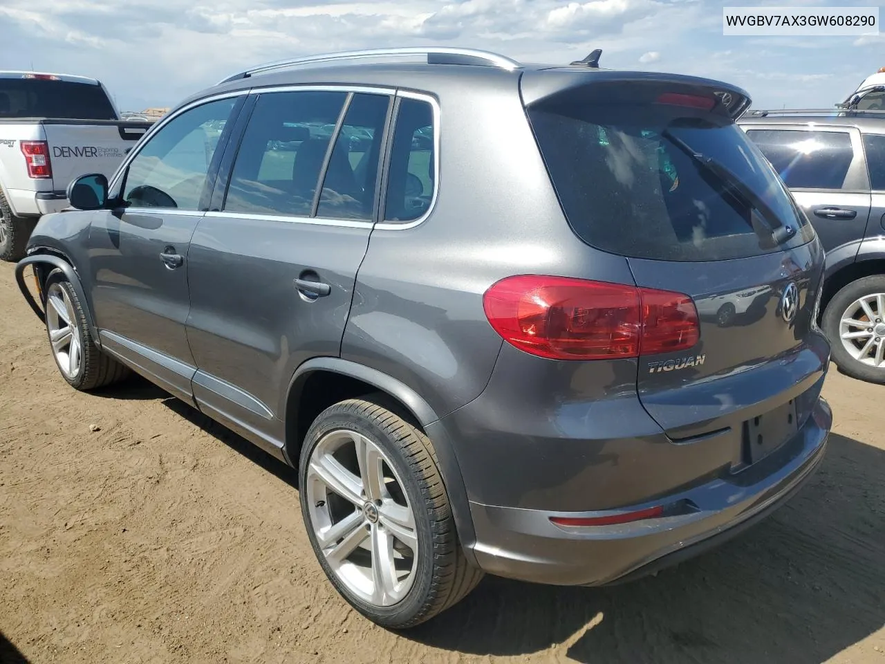 WVGBV7AX3GW608290 2016 Volkswagen Tiguan S