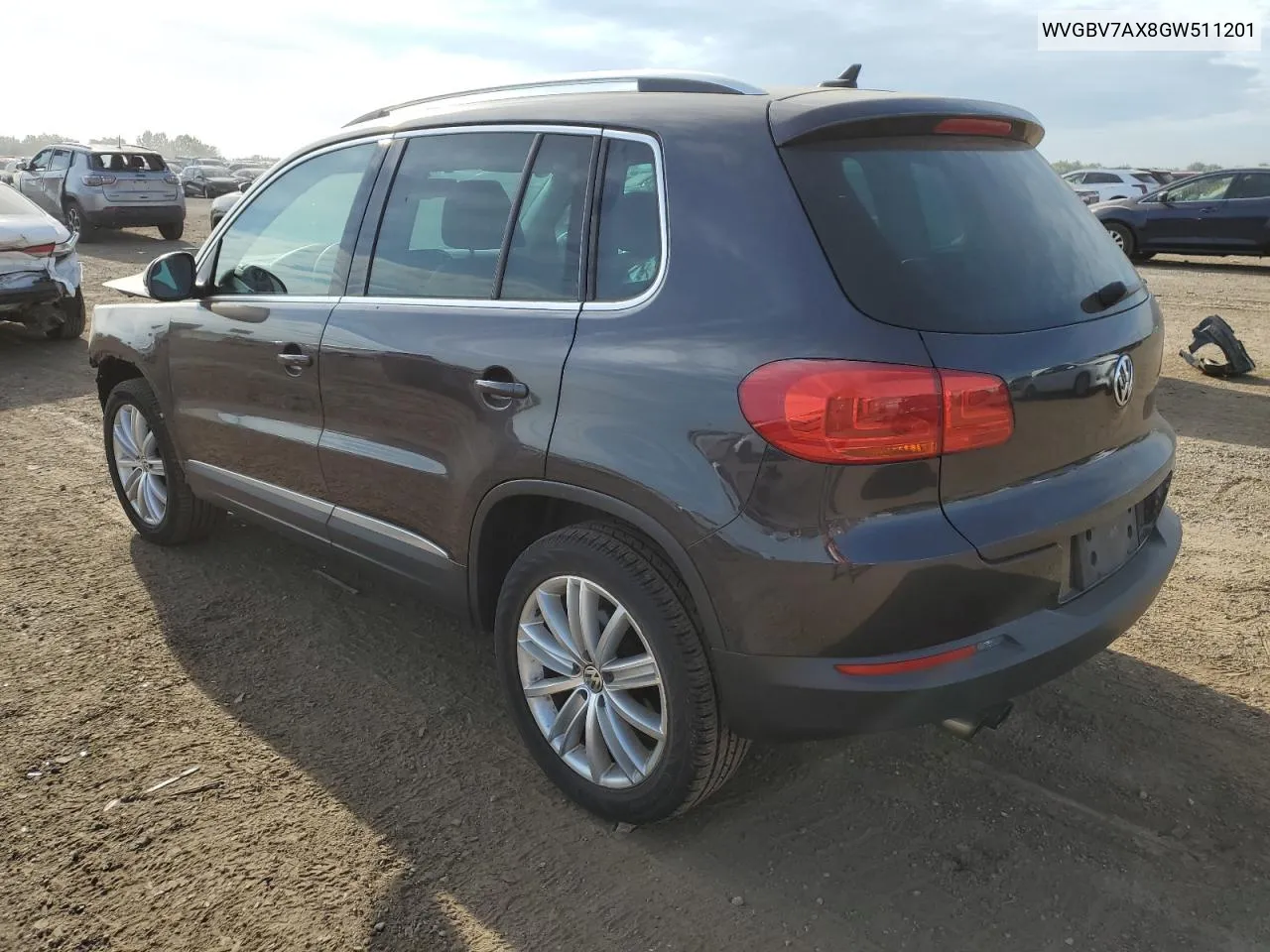 2016 Volkswagen Tiguan S VIN: WVGBV7AX8GW511201 Lot: 71017564