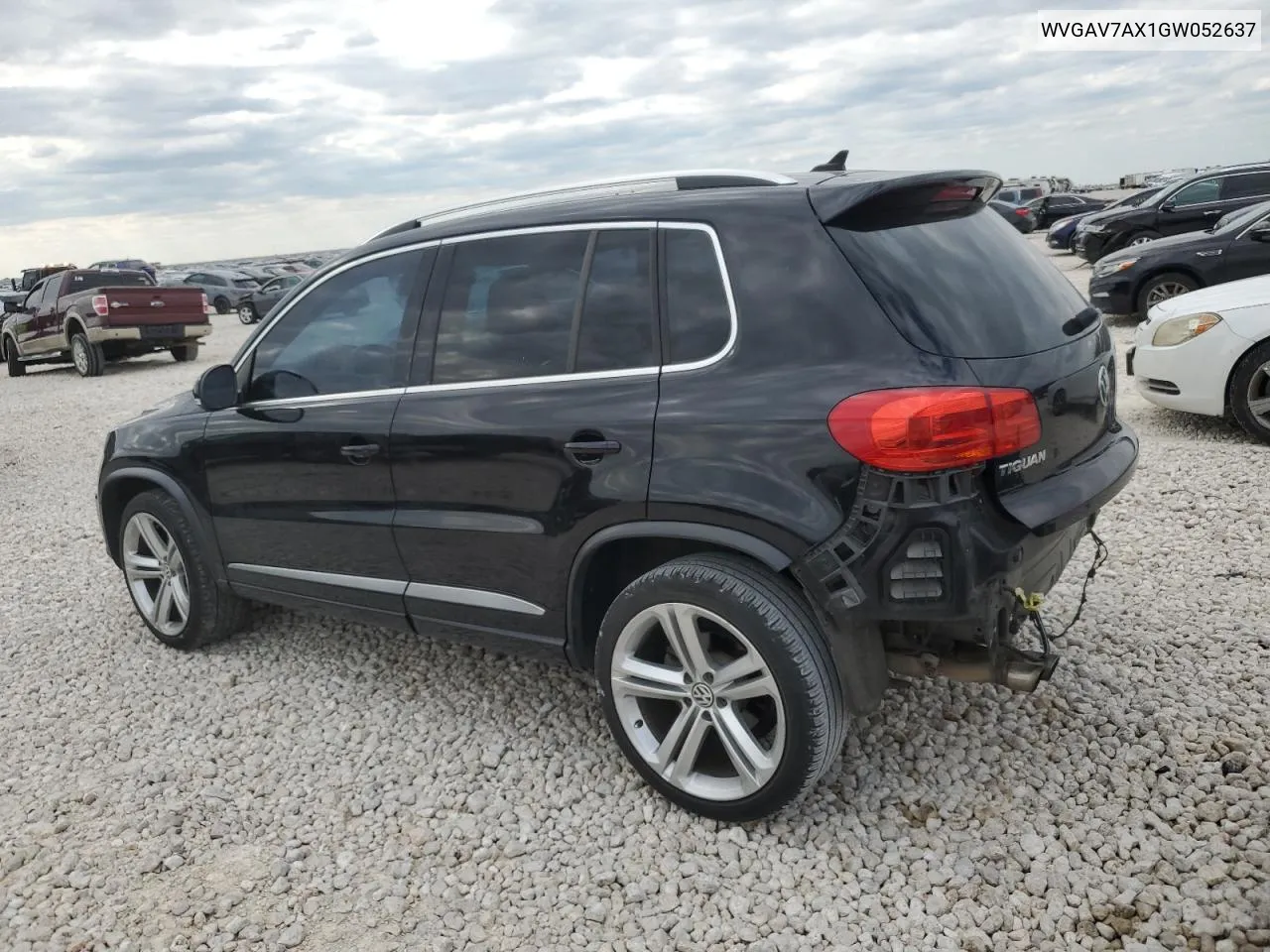 2016 Volkswagen Tiguan S VIN: WVGAV7AX1GW052637 Lot: 71053684