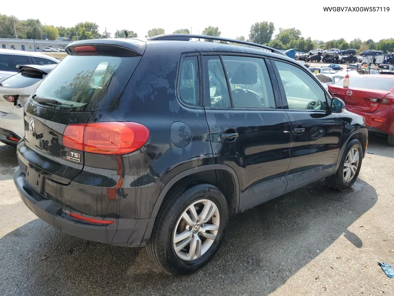 2016 Volkswagen Tiguan S VIN: WVGBV7AX0GW557119 Lot: 71204714