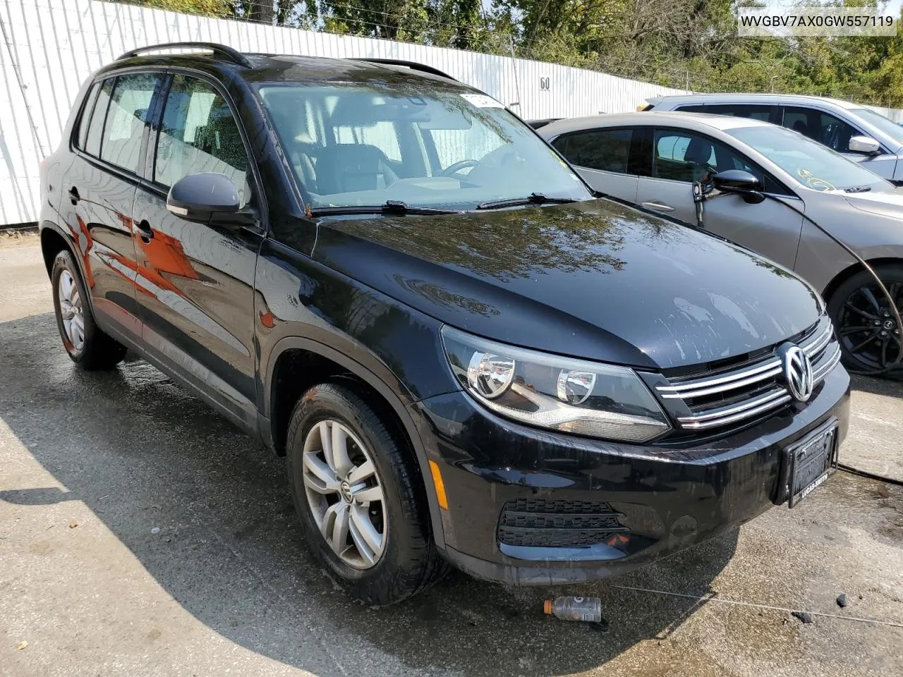 2016 Volkswagen Tiguan S VIN: WVGBV7AX0GW557119 Lot: 71204714