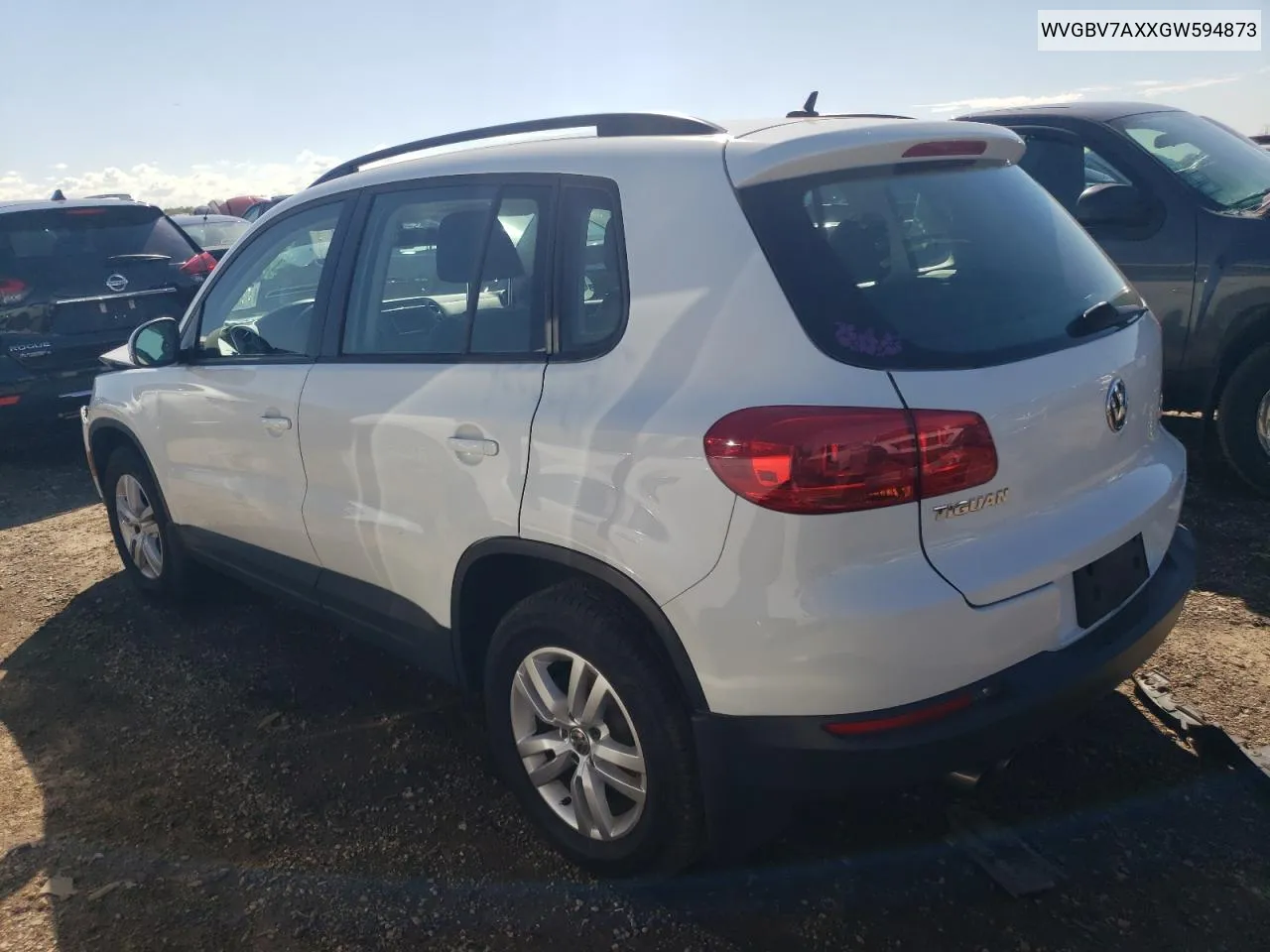 WVGBV7AXXGW594873 2016 Volkswagen Tiguan S