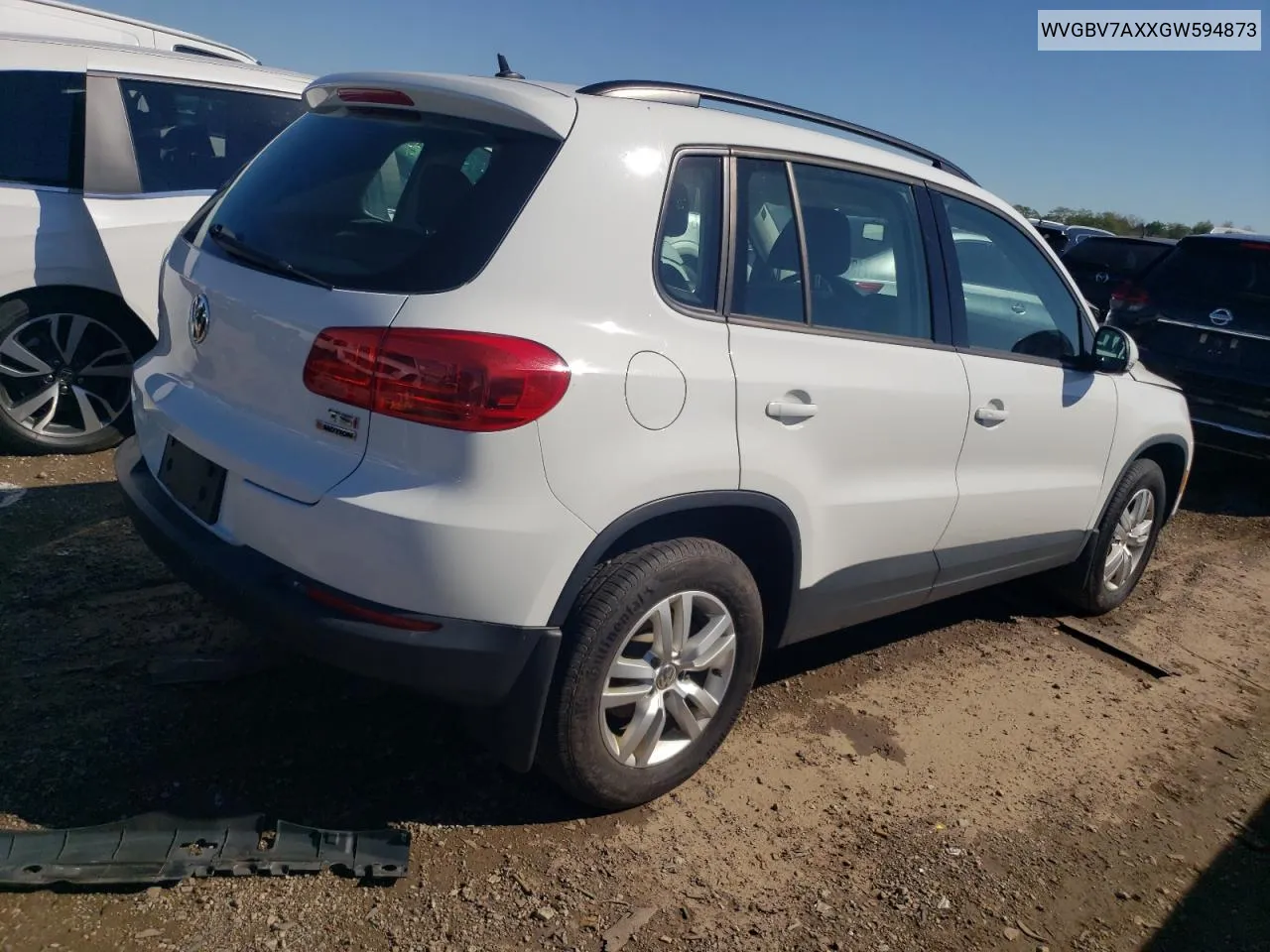 WVGBV7AXXGW594873 2016 Volkswagen Tiguan S