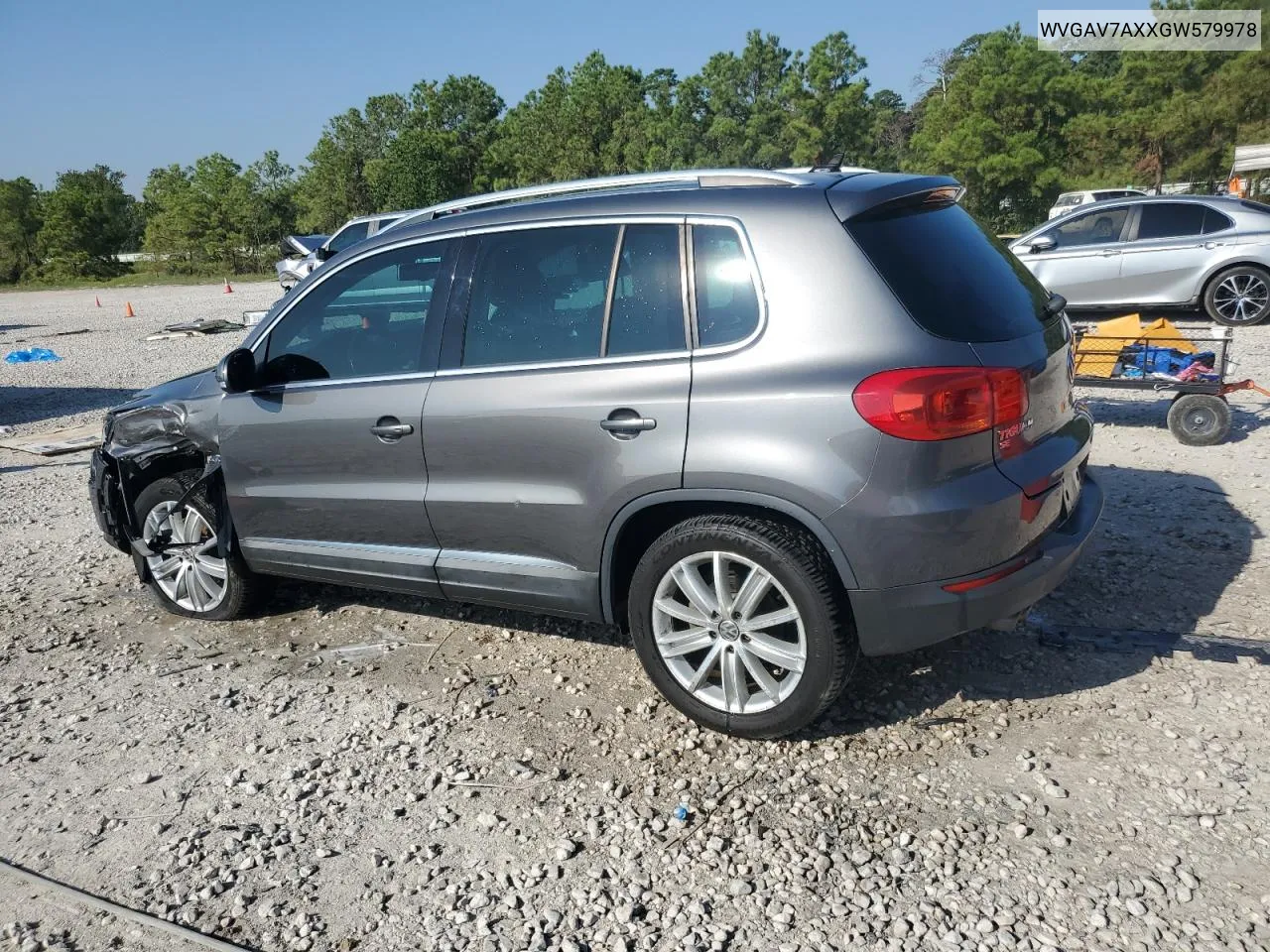 WVGAV7AXXGW579978 2016 Volkswagen Tiguan S