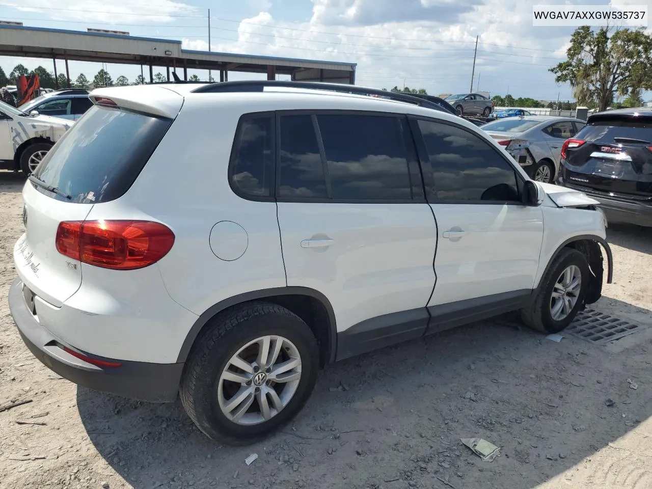 2016 Volkswagen Tiguan S VIN: WVGAV7AXXGW535737 Lot: 71946074