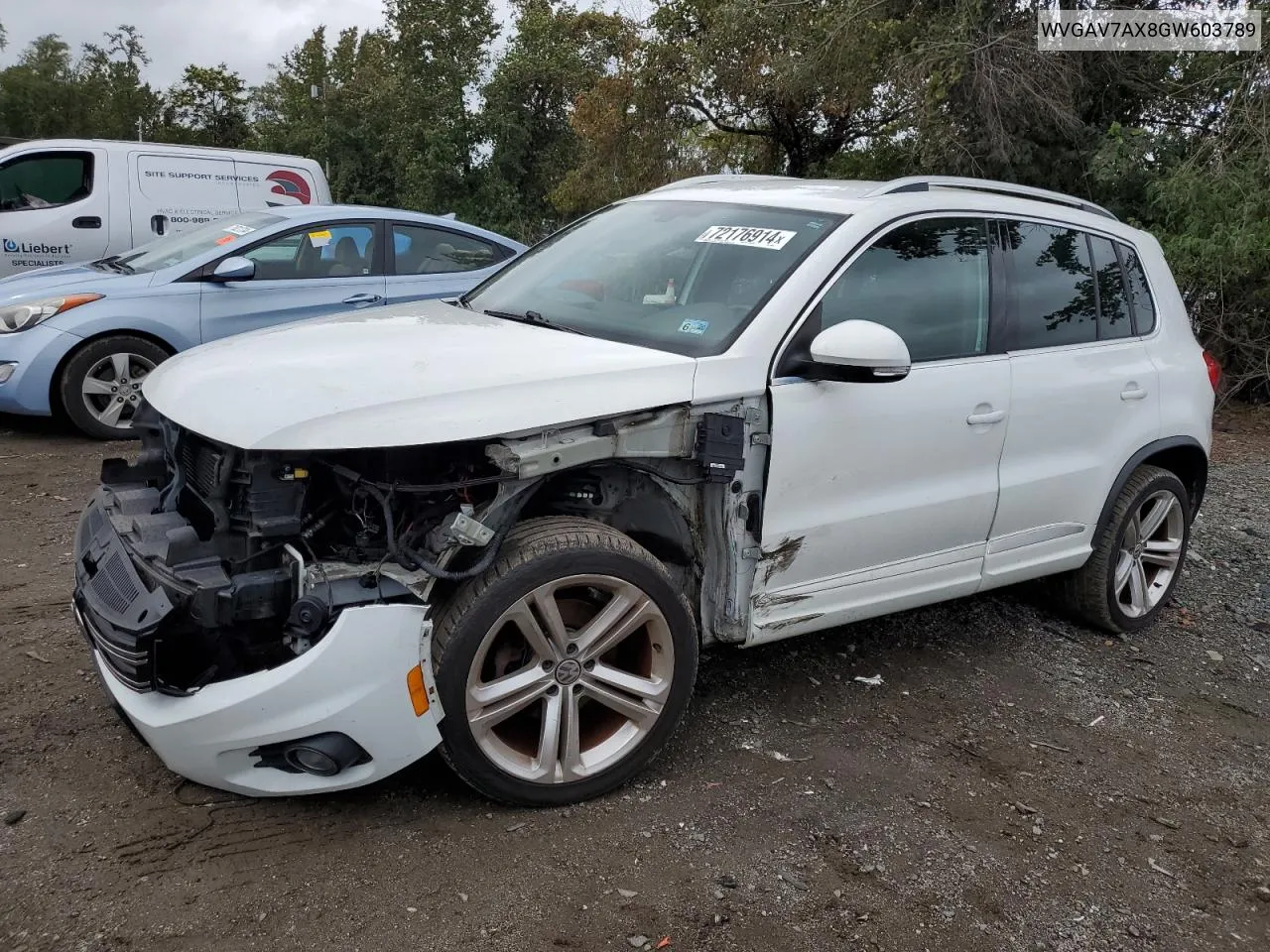 WVGAV7AX8GW603789 2016 Volkswagen Tiguan S