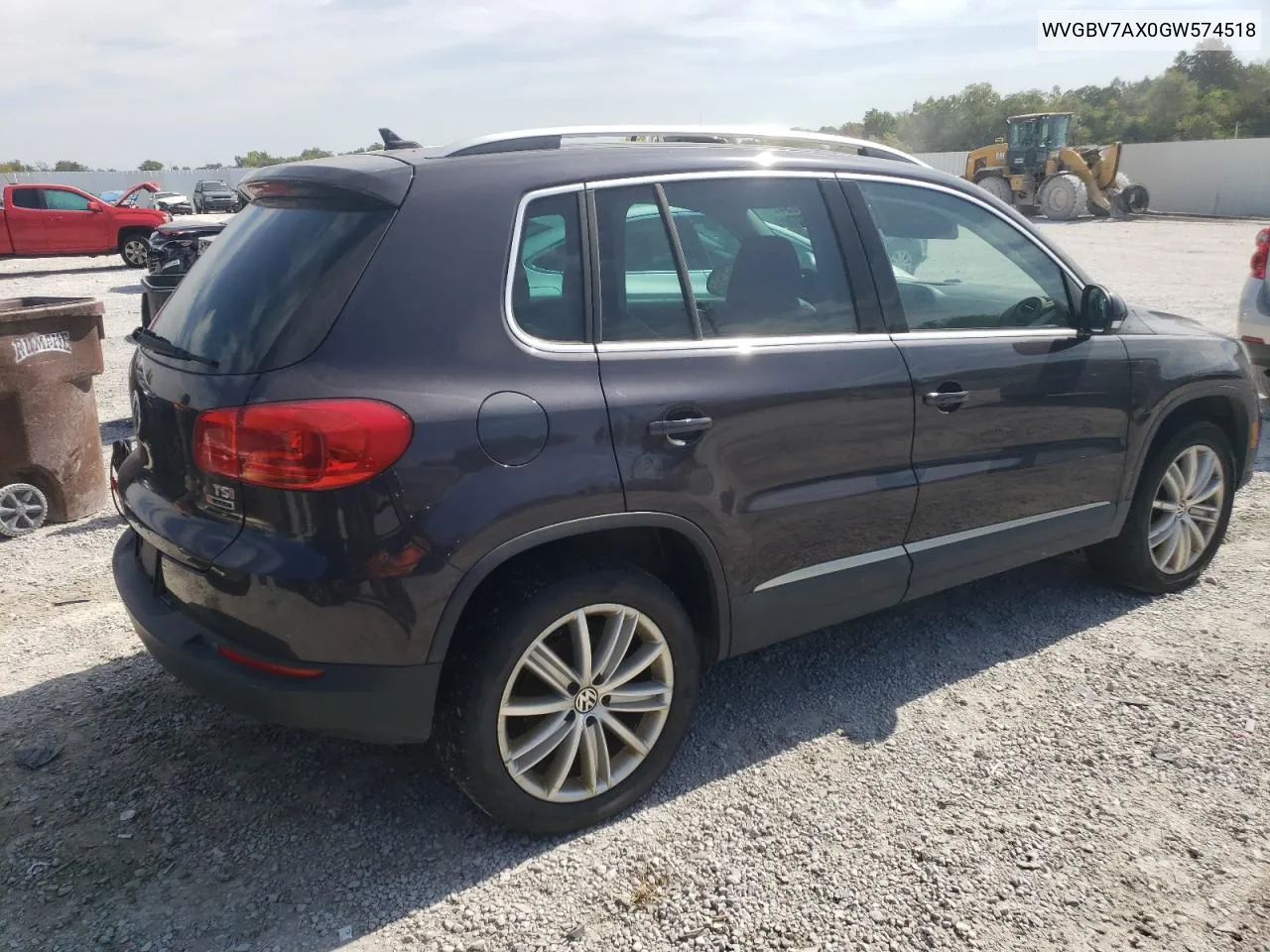 WVGBV7AX0GW574518 2016 Volkswagen Tiguan S