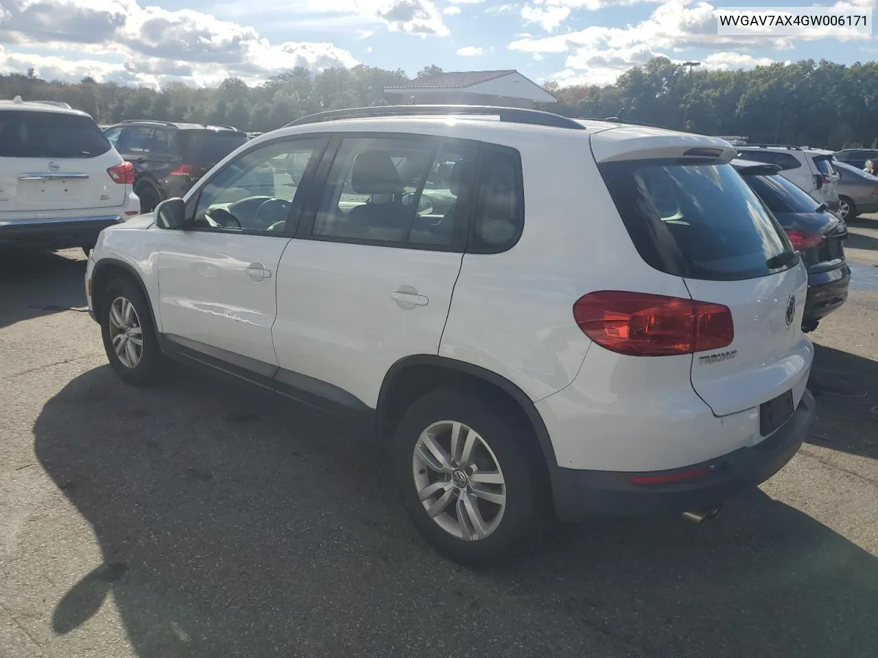 2016 Volkswagen Tiguan S VIN: WVGAV7AX4GW006171 Lot: 72778334