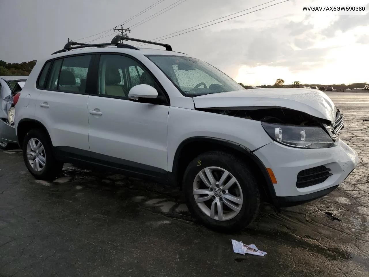 2016 Volkswagen Tiguan S VIN: WVGAV7AX6GW590380 Lot: 73014214