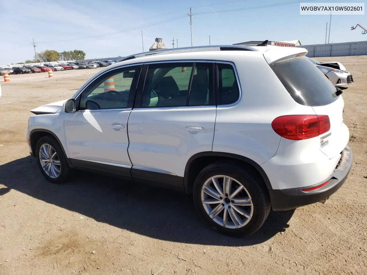 WVGBV7AX1GW502601 2016 Volkswagen Tiguan S