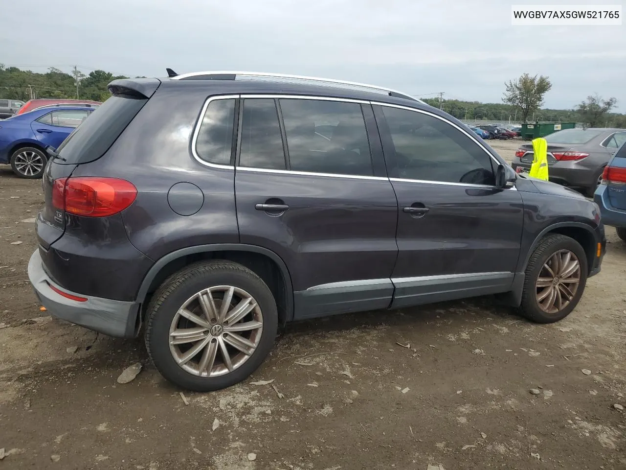 2016 Volkswagen Tiguan S VIN: WVGBV7AX5GW521765 Lot: 73658174