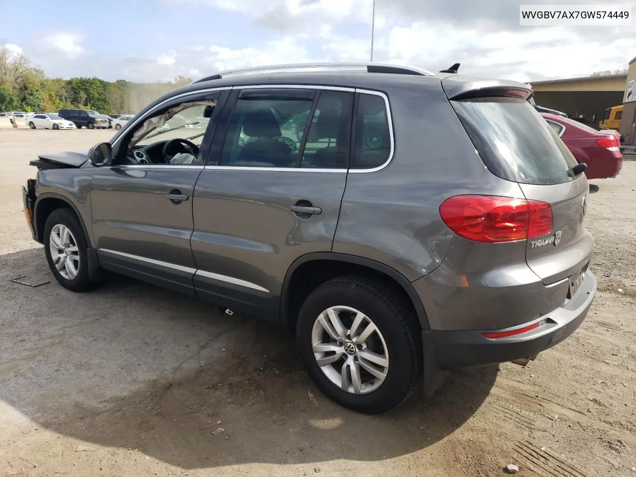 WVGBV7AX7GW574449 2016 Volkswagen Tiguan S