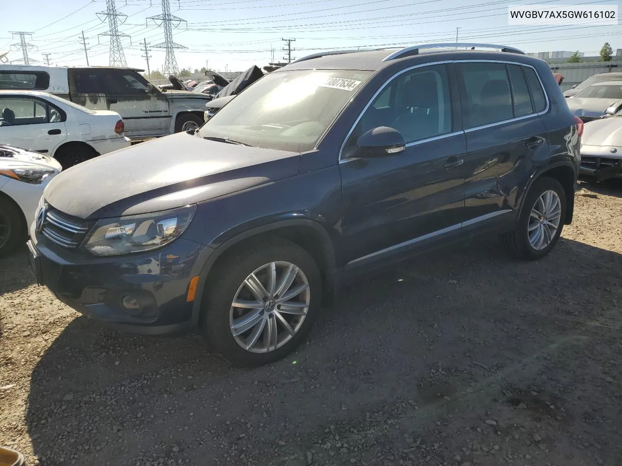 WVGBV7AX5GW616102 2016 Volkswagen Tiguan S