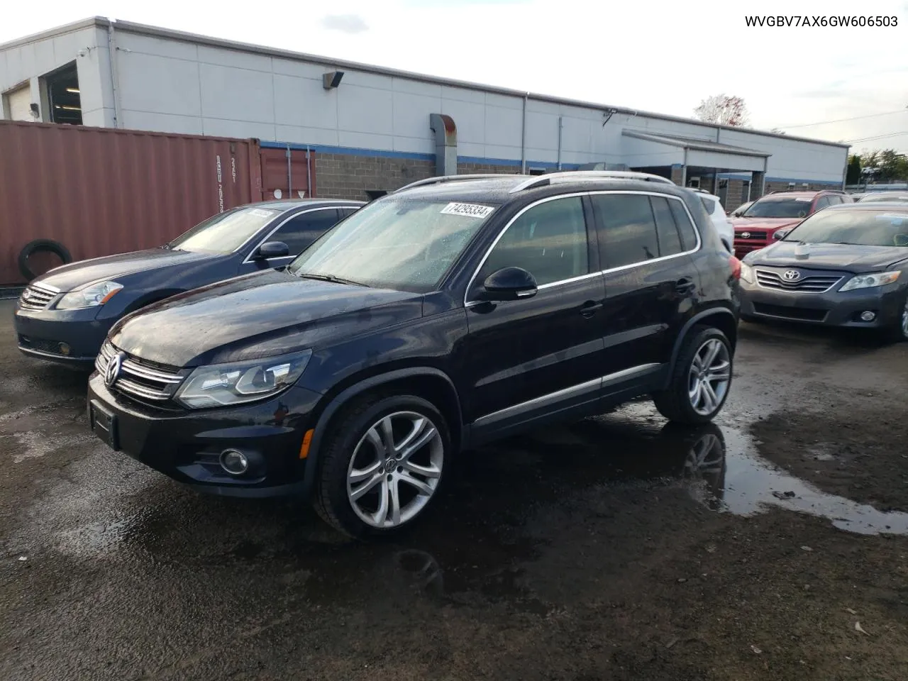 2016 Volkswagen Tiguan S VIN: WVGBV7AX6GW606503 Lot: 74295334