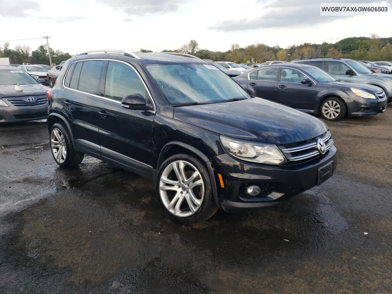 2016 Volkswagen Tiguan S VIN: WVGBV7AX6GW606503 Lot: 74295334