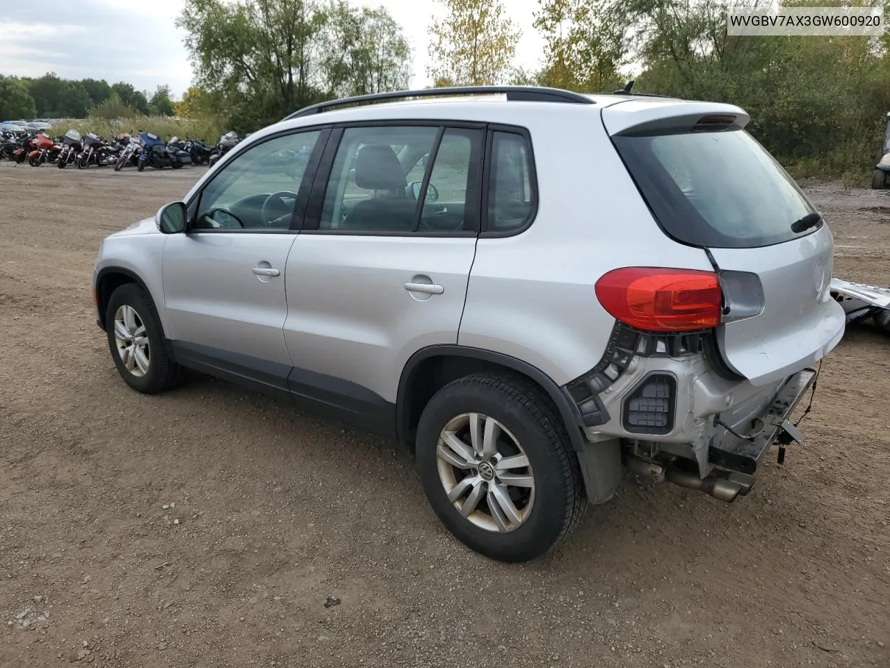 WVGBV7AX3GW600920 2016 Volkswagen Tiguan S