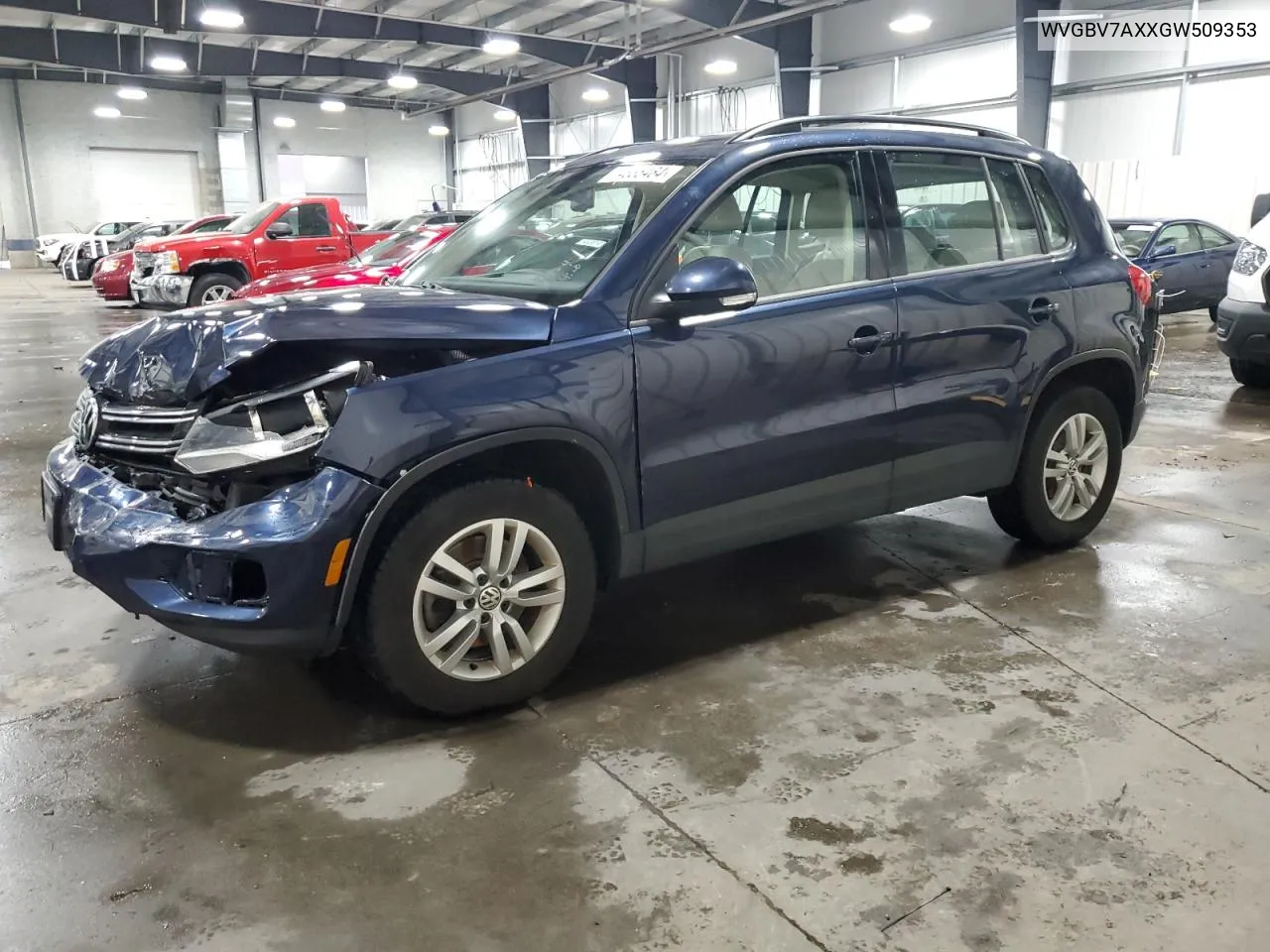 WVGBV7AXXGW509353 2016 Volkswagen Tiguan S