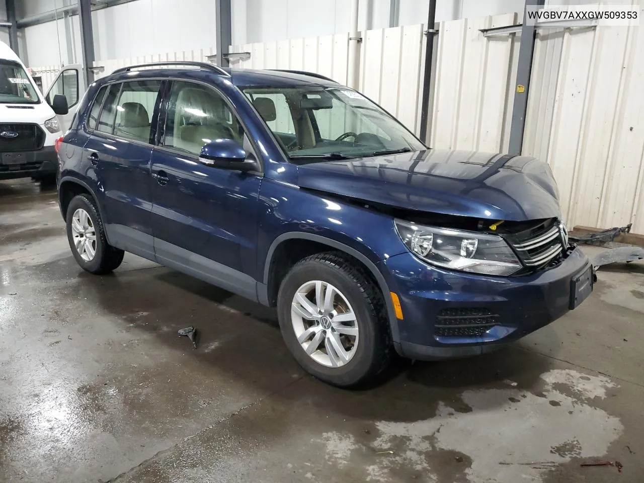 2016 Volkswagen Tiguan S VIN: WVGBV7AXXGW509353 Lot: 74835464