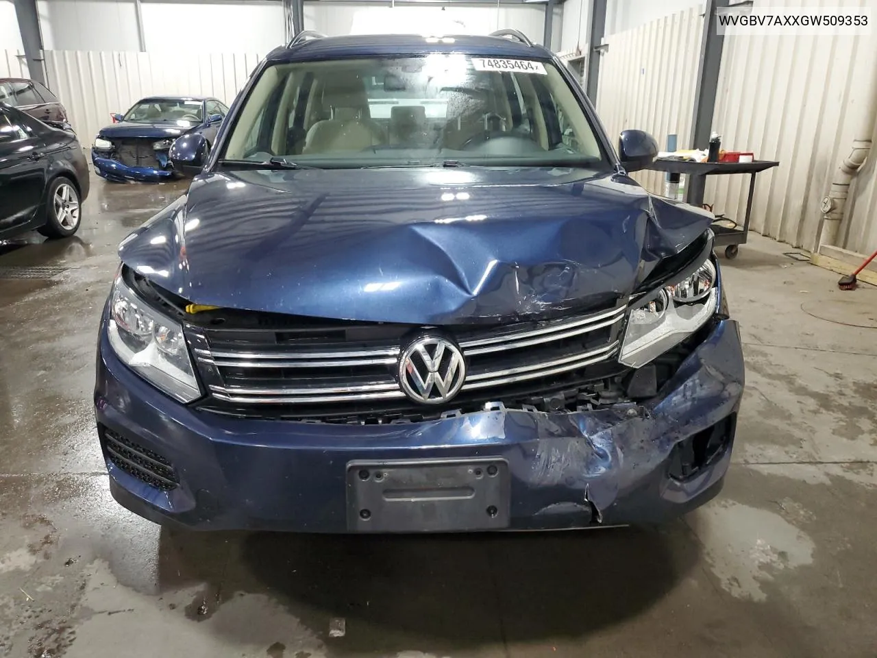 WVGBV7AXXGW509353 2016 Volkswagen Tiguan S