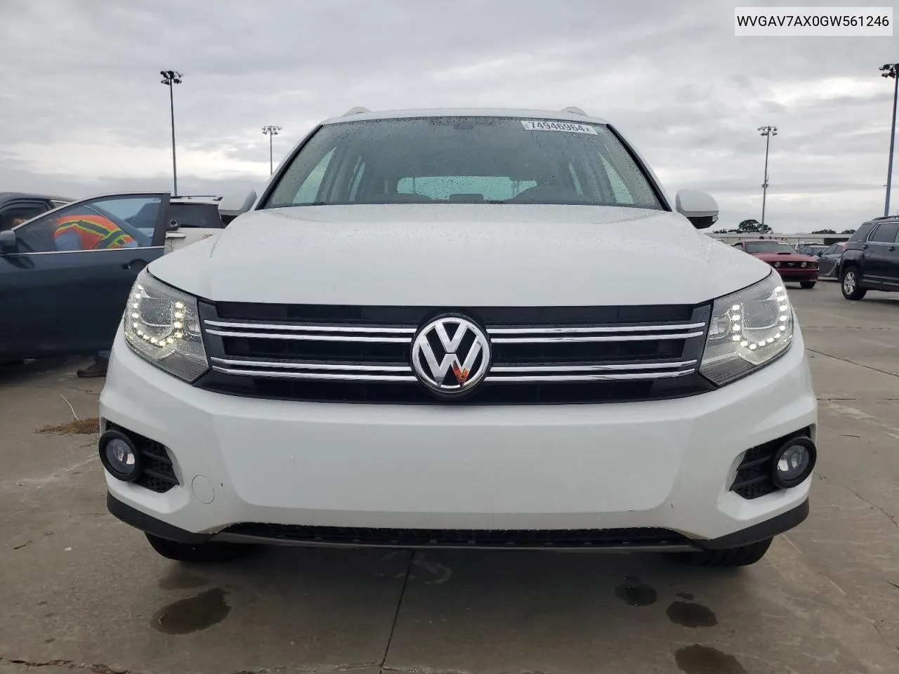 2016 Volkswagen Tiguan S VIN: WVGAV7AX0GW561246 Lot: 74946964