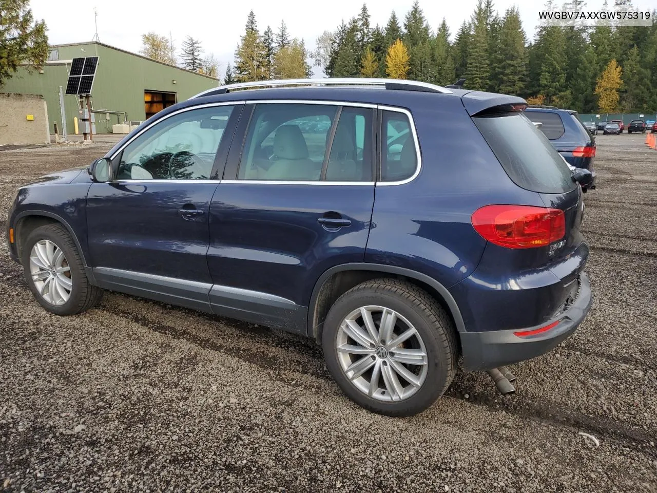 2016 Volkswagen Tiguan S VIN: WVGBV7AXXGW575319 Lot: 75761314