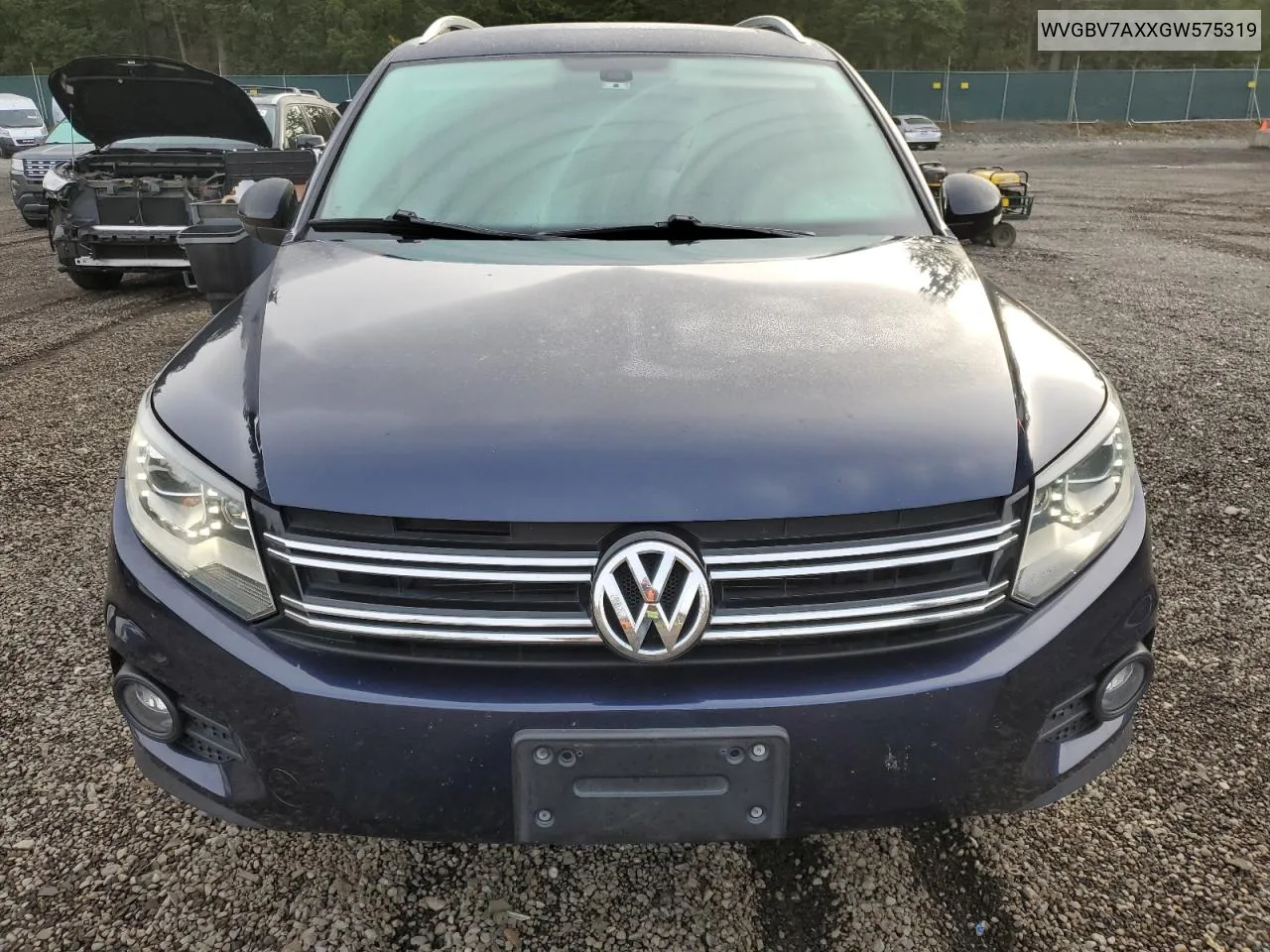 2016 Volkswagen Tiguan S VIN: WVGBV7AXXGW575319 Lot: 75761314