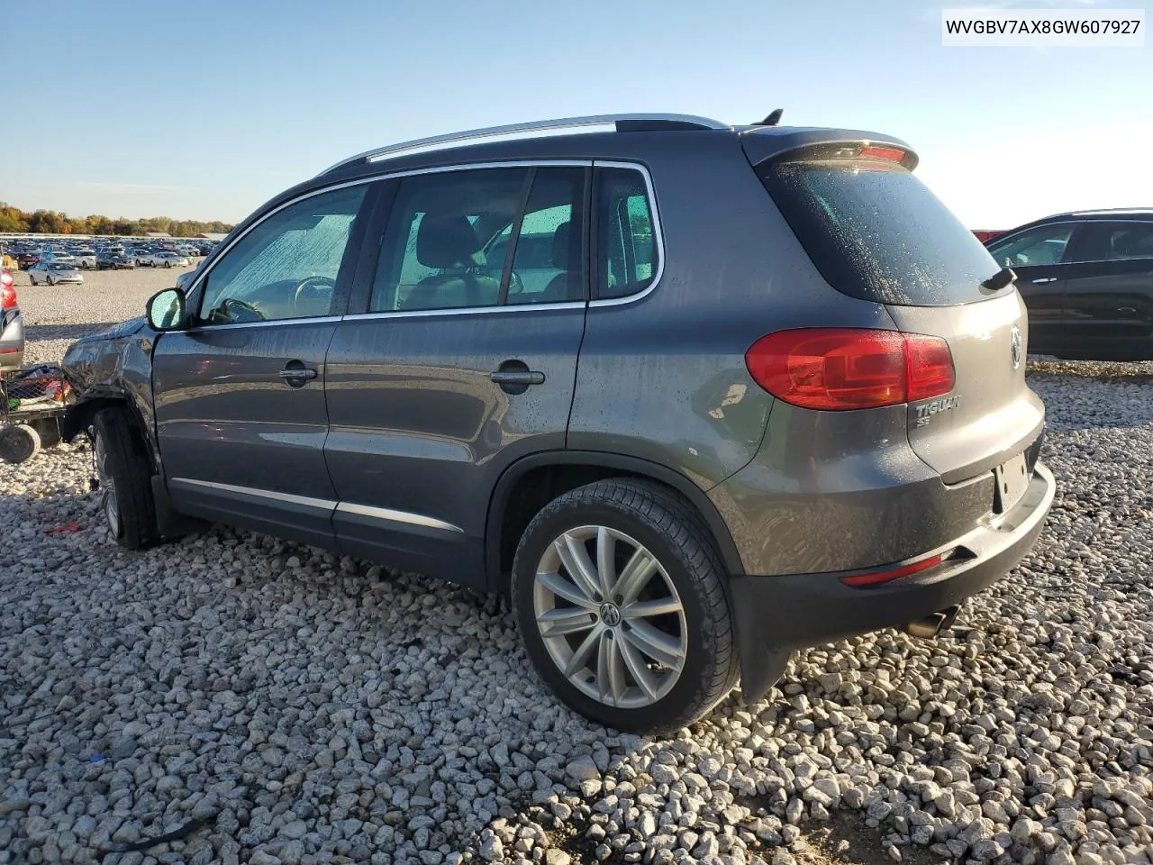 2016 Volkswagen Tiguan S VIN: WVGBV7AX8GW607927 Lot: 75816794