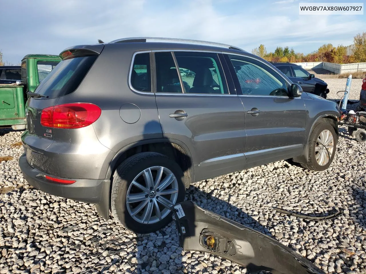 2016 Volkswagen Tiguan S VIN: WVGBV7AX8GW607927 Lot: 75816794