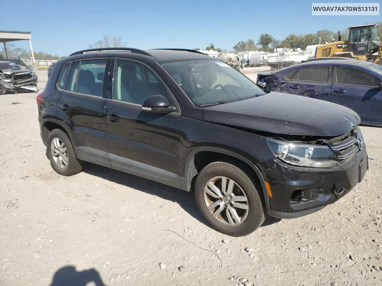 2016 Volkswagen Tiguan S VIN: WVGAV7AX7GW513131 Lot: 76291824