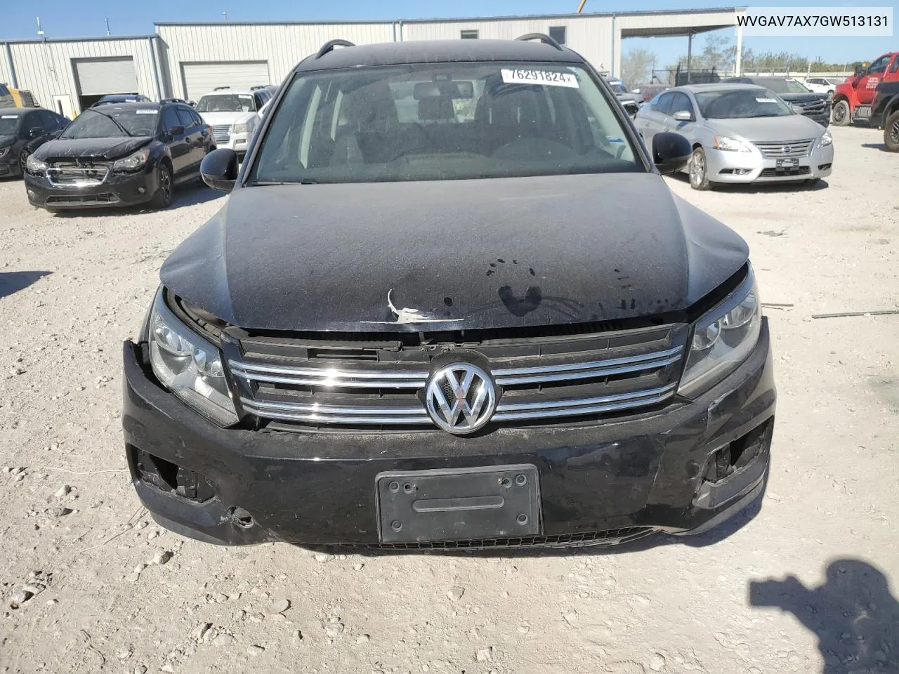 2016 Volkswagen Tiguan S VIN: WVGAV7AX7GW513131 Lot: 76291824