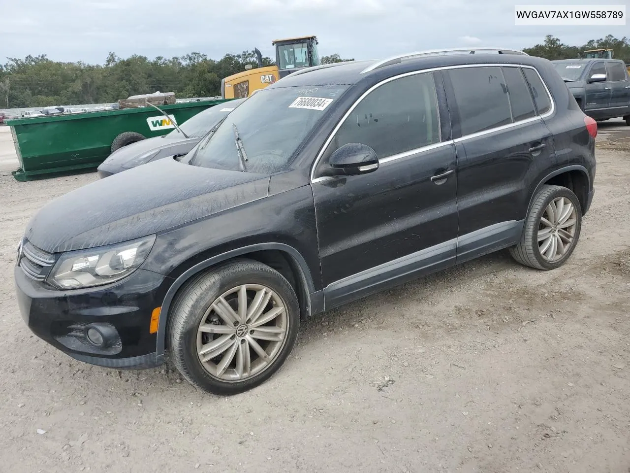 2016 Volkswagen Tiguan S VIN: WVGAV7AX1GW558789 Lot: 76680034