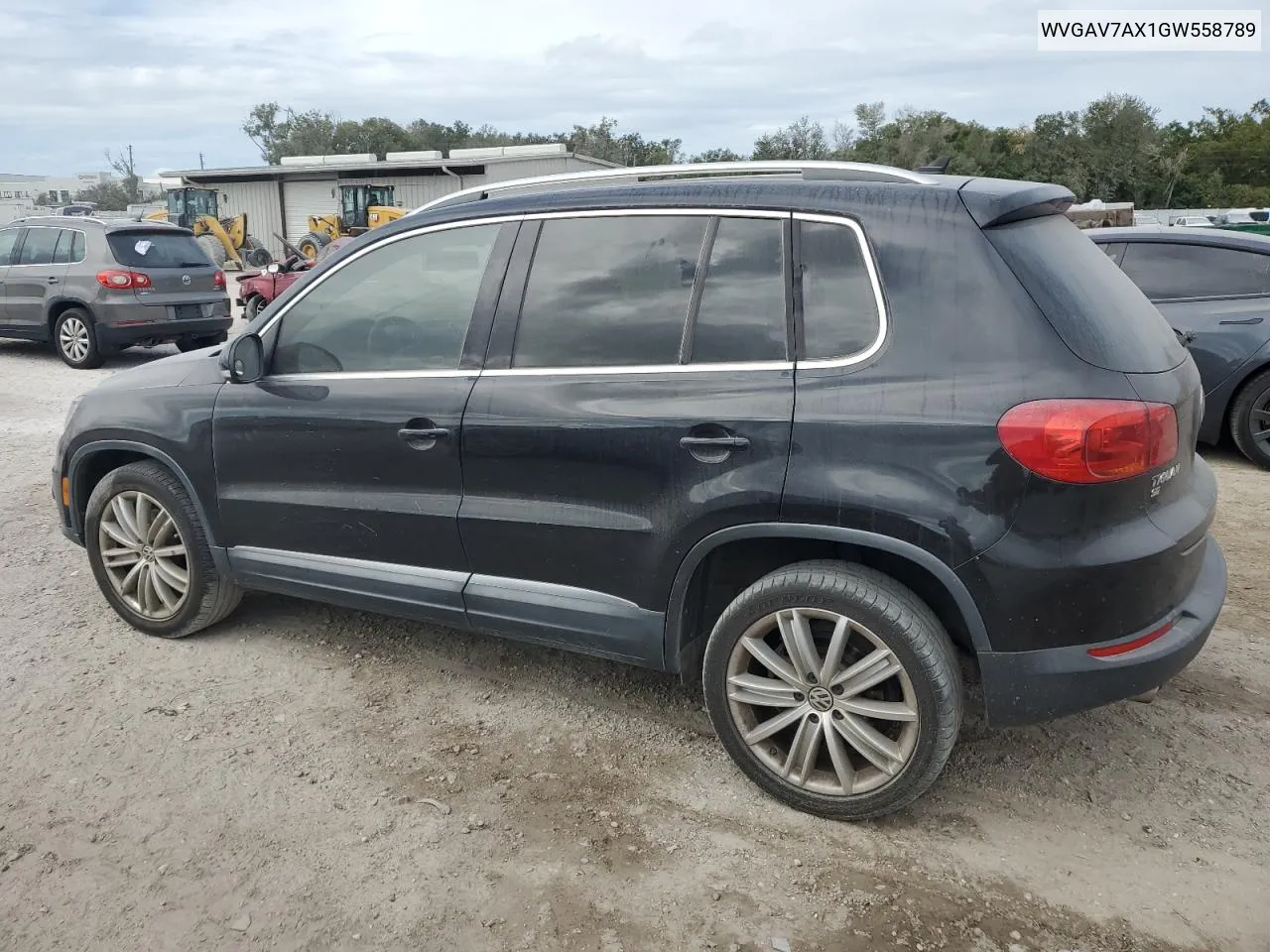 2016 Volkswagen Tiguan S VIN: WVGAV7AX1GW558789 Lot: 76680034